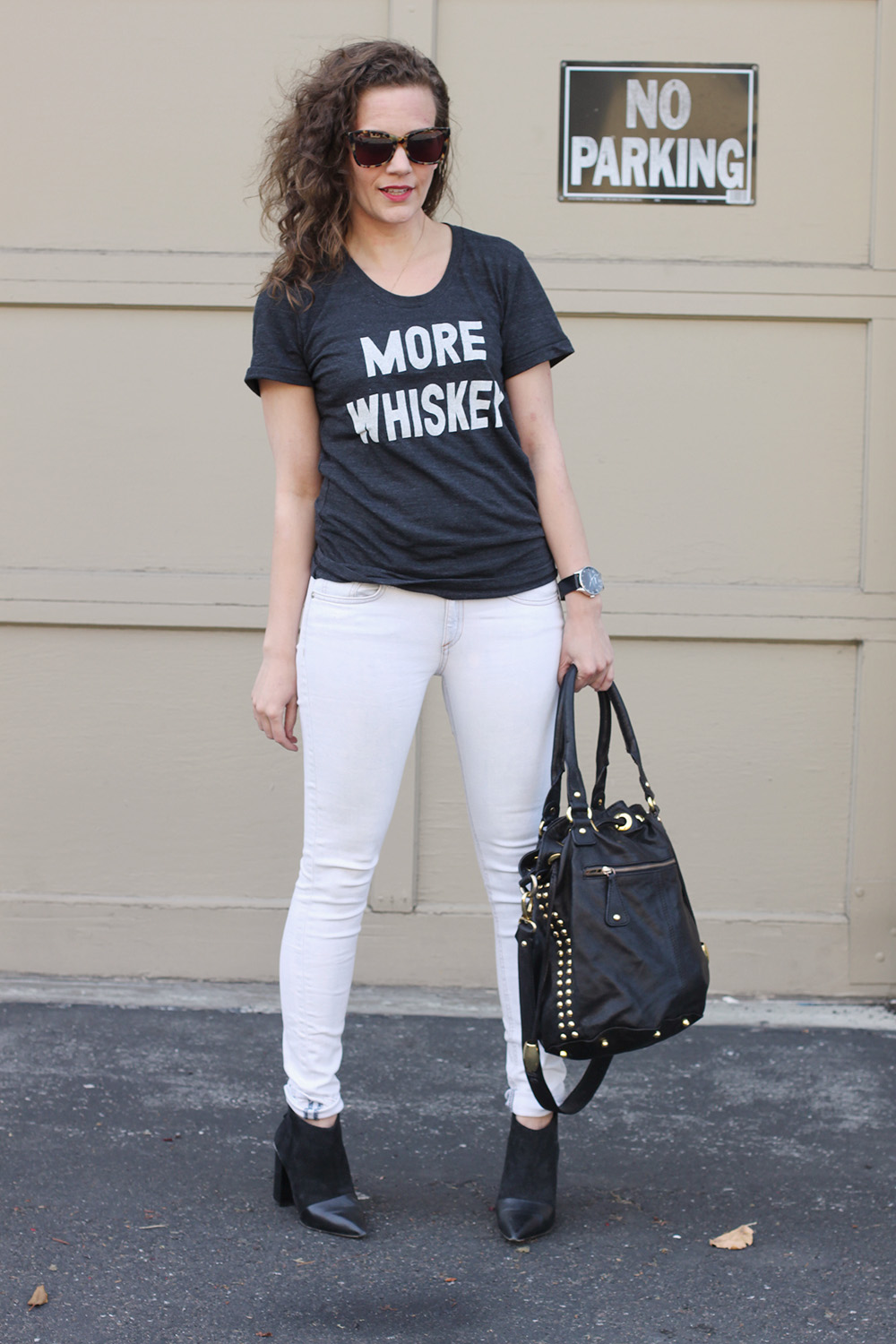 back to basics with print liberation's more whiskey tee! undeniablestyle.com